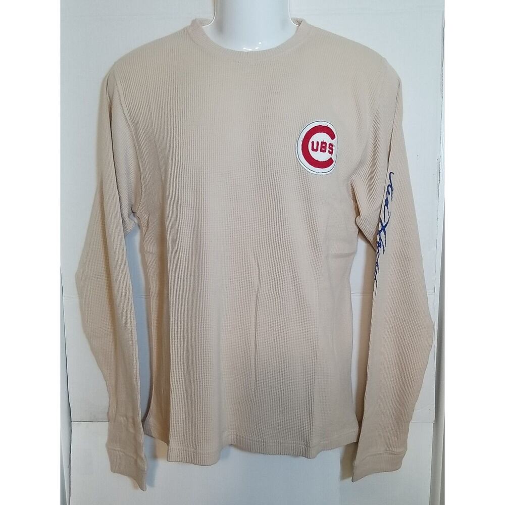 Chicago Cubs Red Jacket Long Sleeve Shirt Large